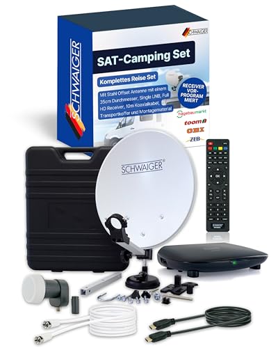 SCHWAIGER SAT-Camping Set I Satellitenanlage...