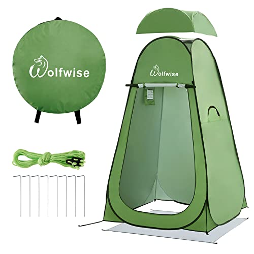 WolfWise Pop-Up Duschzelt UV-Schutz,...