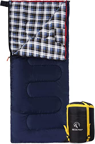 REDCAMP XL Baumwoll Schlafsack warm für...