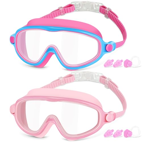 COOLOO Schwimmbrille Kinder, 2 Stück...