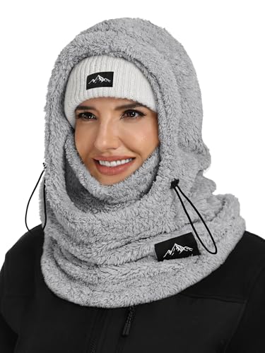 YYIDATON Plüsch Sturmhaube Mütze Winter...