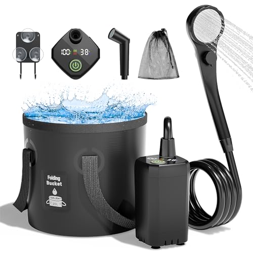 Mytrix Upgraded Portable Camping Shower...
