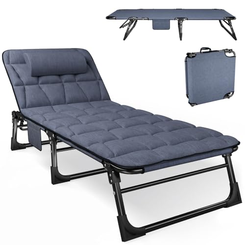 ATORPOK SHOP klappbare Sonnenliege mit 4...