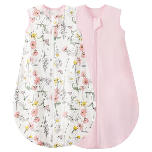 Duomiaomiao 2er Pack Baby Schlafsack,0.5 Tog...