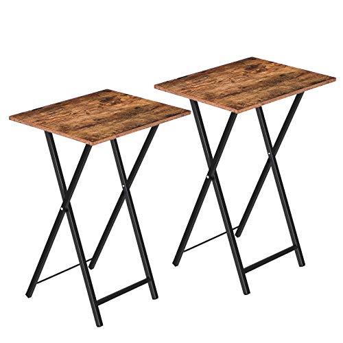 HOOBRO Beistelltisch Klappbar, Kleiner...