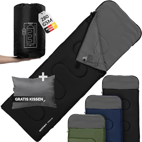 MONTARAY Deckenschlafsack mit Kapuze bis...
