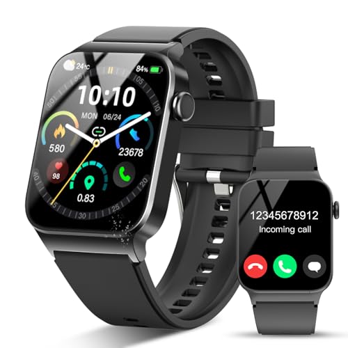 STECEi Smartwatch Herren Damen, 1,85'' HD...