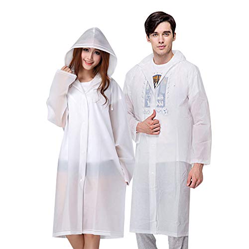 Vicloon Regenponcho, 2 Stück Regenponcho...
