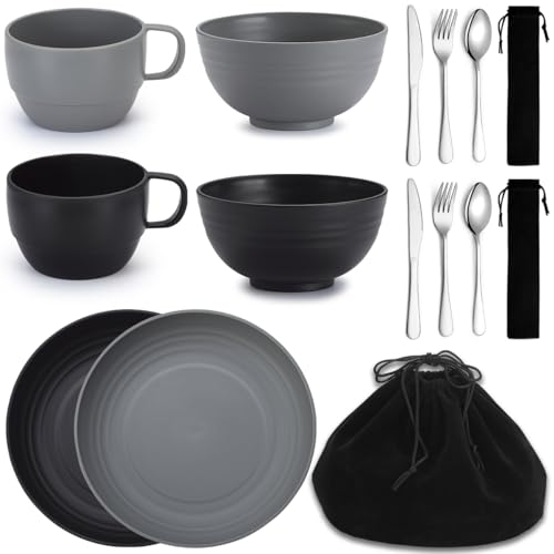 Berglander Campingbesteck Set 2 Stück,...