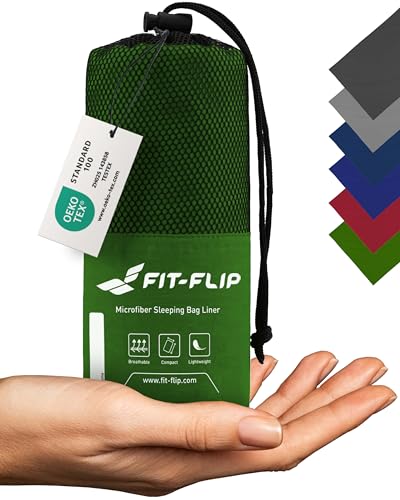Fit-Flip Hüttenschlafsack Ultraleicht,...