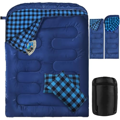 Doppelschlafsack Flanell, 2 Personen...