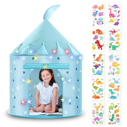 HOTUT Kinder Spielzelt, Prinzessin Zelt Blau,...