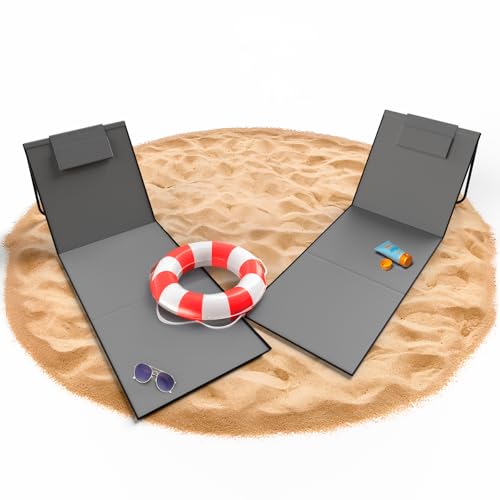 BigDean Strandliege 2er Set Strandstuhl...