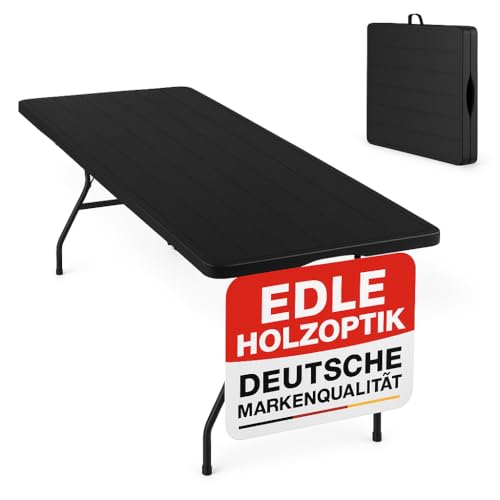 Onbest Holz Optik Klapptisch groß -...