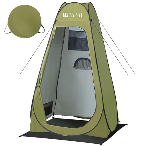 Dewur Camping Toilettenzelt UV 50+ Duschzelt...
