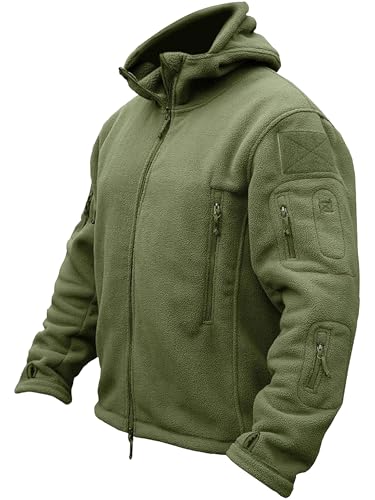 TACVASEN Herren Fleecejacke Military Outdoor...