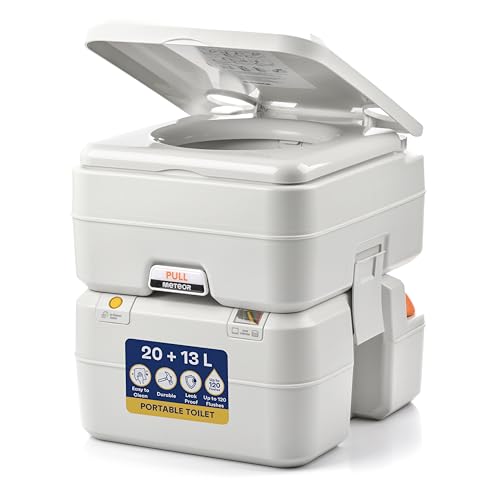 meteor Campingtoilette mit Wasserspülung...