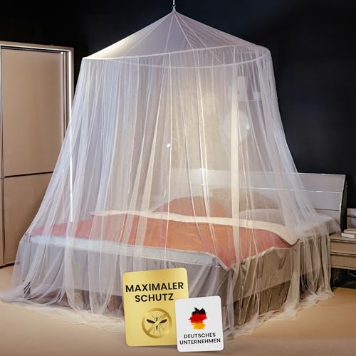 NOMOSQUI Moskitonetz Bett [Rund Riesig]-...