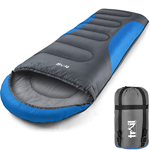 Trail-Alpin-Schlafsack mit Kapuze – 250 g...