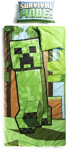 Jay Franco Minecraft Creeper Schlafsack- &...
