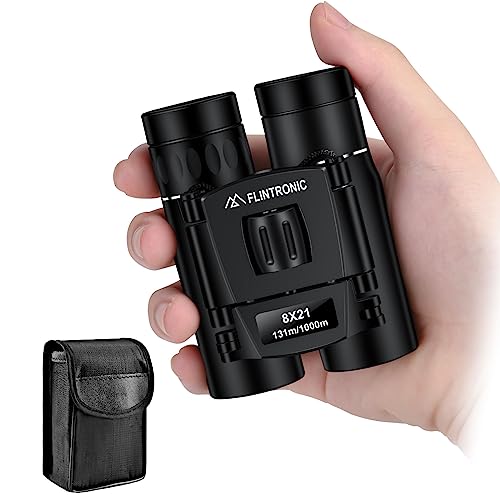 Flintronic 8x21 Kompakt Mini-Fernglas, HD...