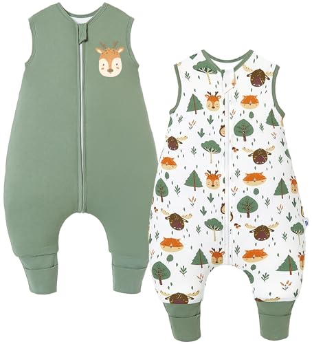 Chilsuessy 2er Pack Baby Schlafsack mit...
