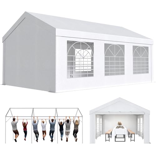 JUMMICO Pavillon Partyzelt 4x6 Wasserdicht...
