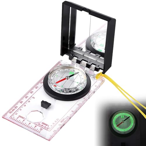 Multifunktionaler Kompass mit Kartenlineal...