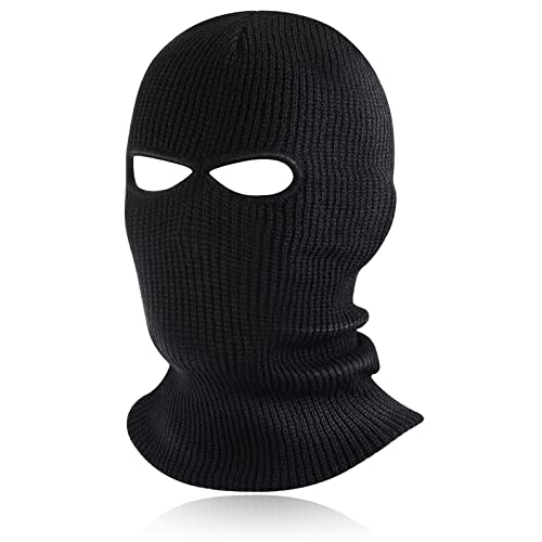BBTO Gestrickte Skimaske Winter Sturmmaske...