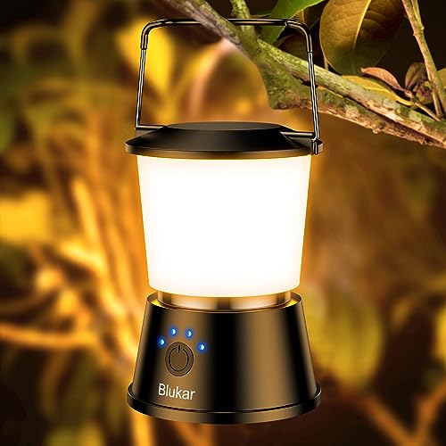 Blukar LED Campinglampe Tragbar, 2000 Lumen...