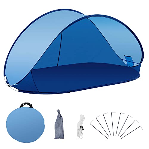 Duhome Strandmuschel Pop Up Strandzelt UV...