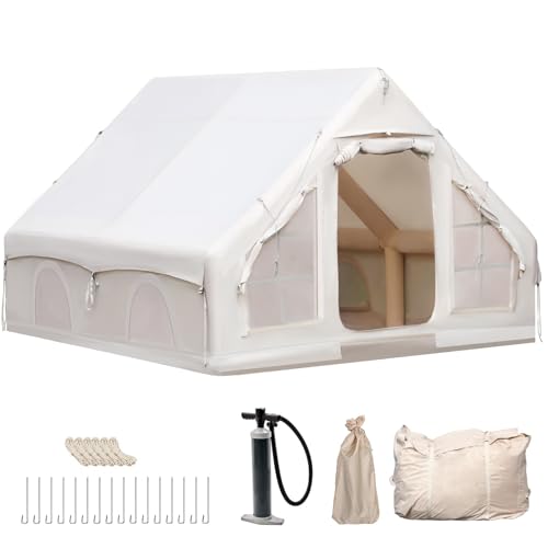 Aufblasbares Campingzelt mit Pumpe, Glamping...