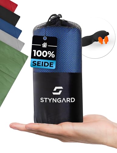 STYNGARD Hüttenschlafsack Seide 100% [200g]...