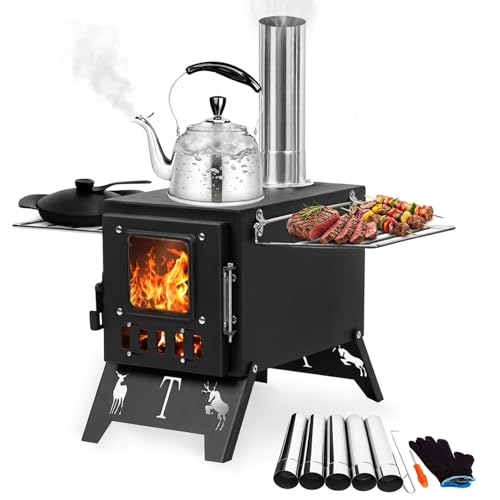 Makamsui Tragbarer faltbarer Holzofen...