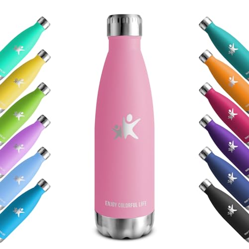 KollyKolla Thermosflasche 500ml, Trinkflasche...