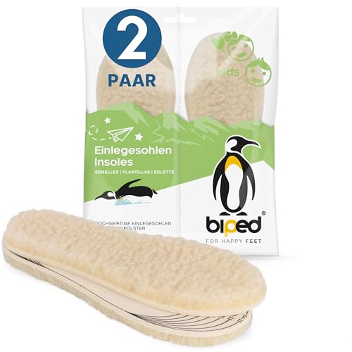 biped 2 Paar Kinder Lammwoll Natur Latex...