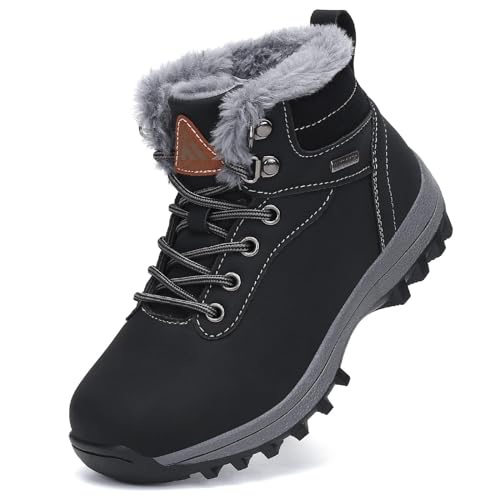 Mishansha Winterschuhe Jungen Winterstiefel...