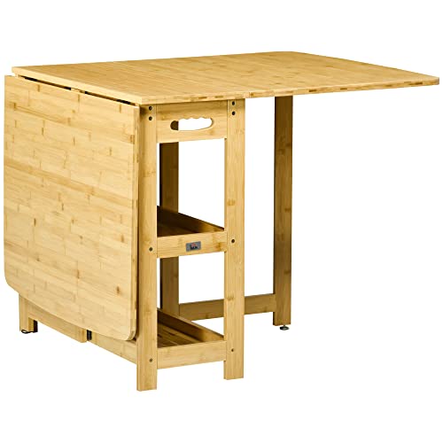 HOMCOM Klappbarer Esstisch Klapptisch für 6...