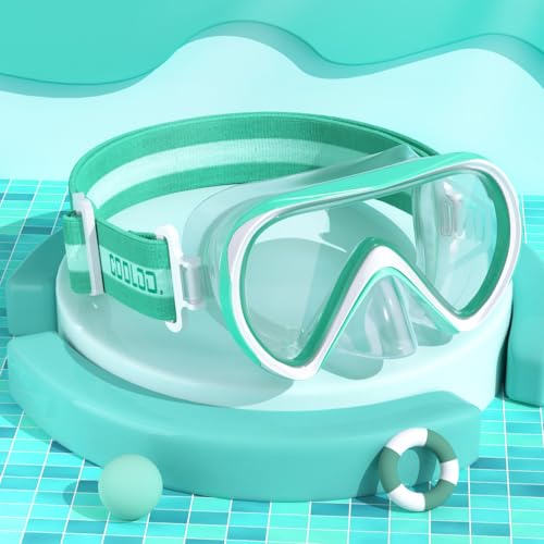 COOLOO Taucherbrille Kinder mit stoffband,...