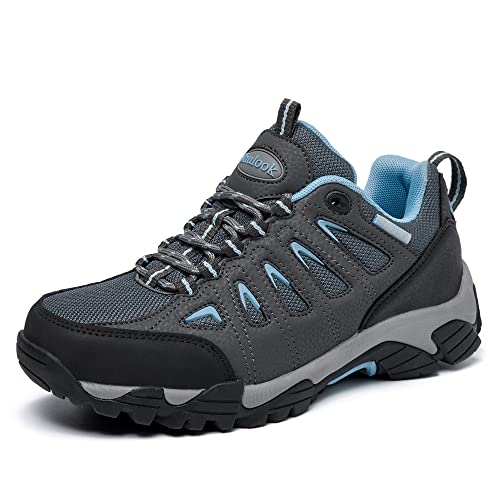 SHULOOK Wanderschuhe Damen Wasserdicht Leicht...