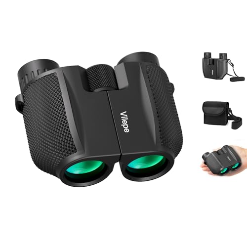 Vilepe 10x25 Kompakt Fernglas-Tragbares...