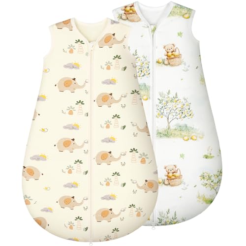 Yukkidds 2er Pack Schlafsack Baby 1.5 TOG,...
