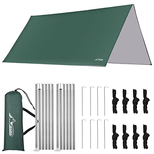 WADEO Camping Zeltplane Wasserdicht Anti-UV,...