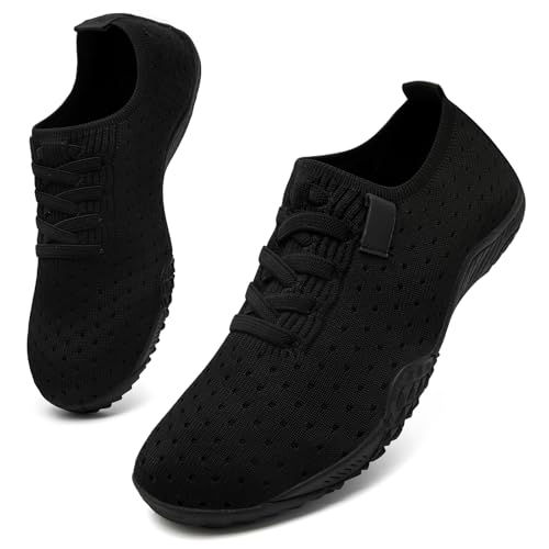 UNQWQZ Barfußschuhe Damen Barfuss Sneaker...