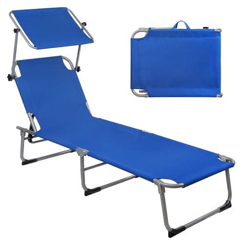 Montafox Sonnenliege 195 x 59 x 32 cm Strand...