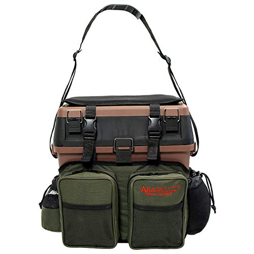 Sitzkiepe Angelbox Rucksack mit 4 Tackleboxen...
