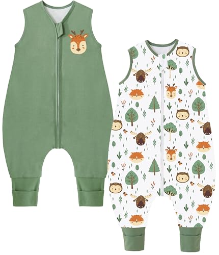 Chilsuessy 2er Pack Baby Sommerschlafsack mit...