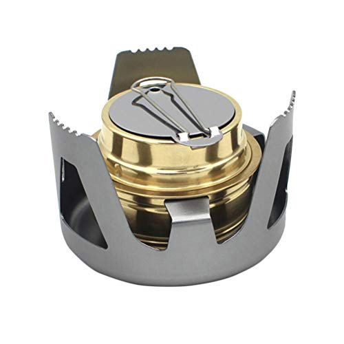 LIOOBO Campingkocher Spiritusbrenner Outdoor...