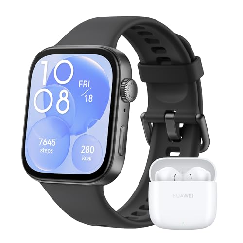 HUAWEI WATCH FIT 3 Schwarzes+Extra FreeBuds...