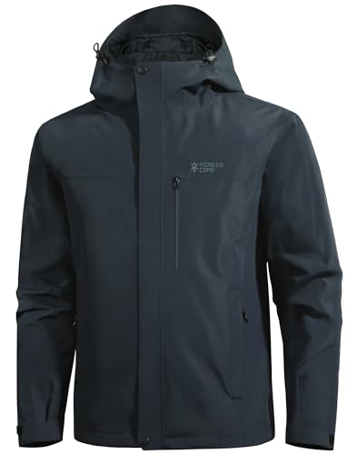 Pioneer Camp Herren Regenjacke Wasserdicht...